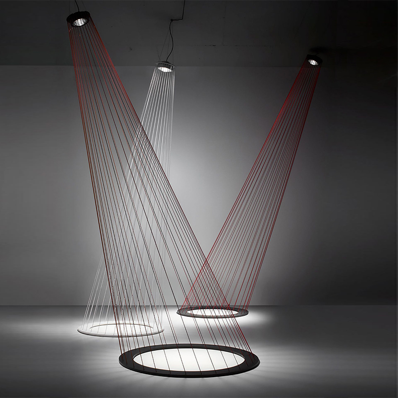 Люстра Ray Light Threads Object Lighting Красный Черный в Самаре | Loft Concept 