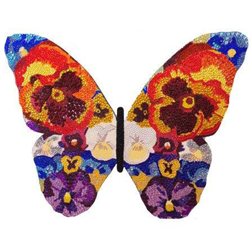 Картина “Pansy Bedazzled Butterfly Cut Out” Мульти в Самаре | Loft Concept 