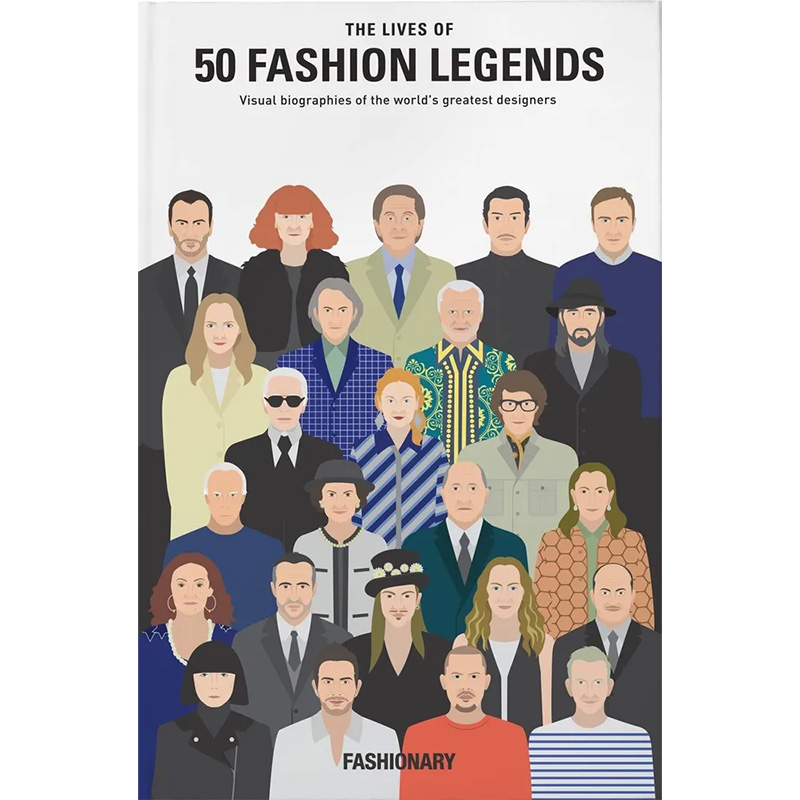 The Lives of 50 Fashion Legends Белый Мульти в Самаре | Loft Concept 