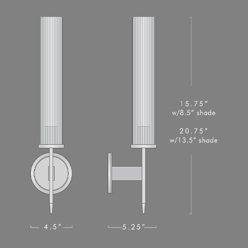 Бра Jonathan Browning ALOUETTE SCONCE Черный Цвет в Самаре