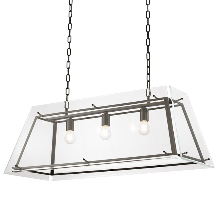 Люстра Chandelier Azure L Bronze Темная бронза Прозрачный (Transparent) в Самаре | Loft Concept 