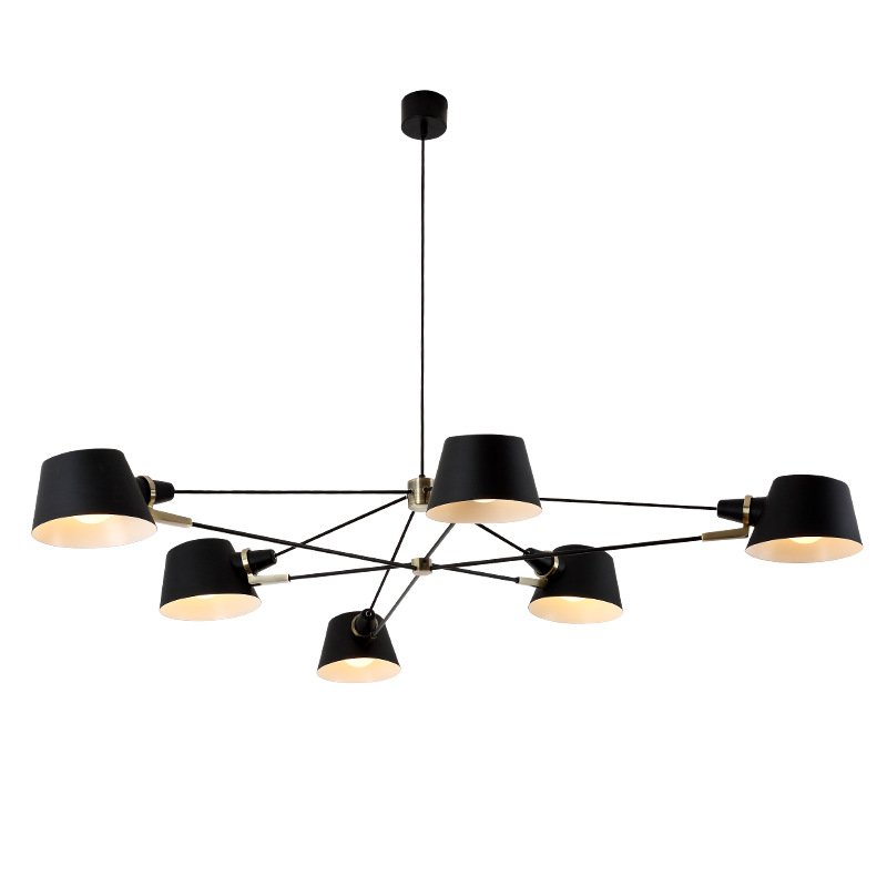 Люстра Brendan Ravenhill  Long Pivot Chandelier Черный в Самаре | Loft Concept 