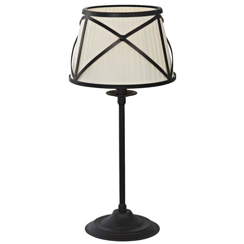 Настольная лампа с абажуром Provence Lampshade Light Brown Table Lamp Бежевый Коричневый в Самаре | Loft Concept 