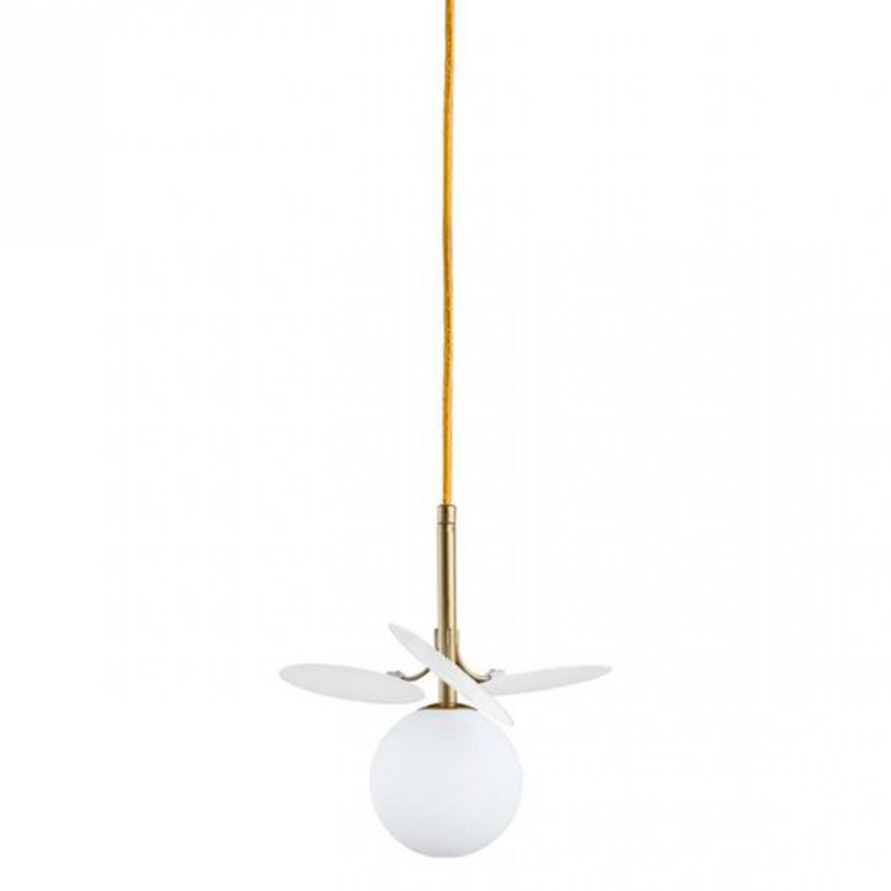 Подвесной светильник MATISSE Pendant One White Золотой Белый в Самаре | Loft Concept 