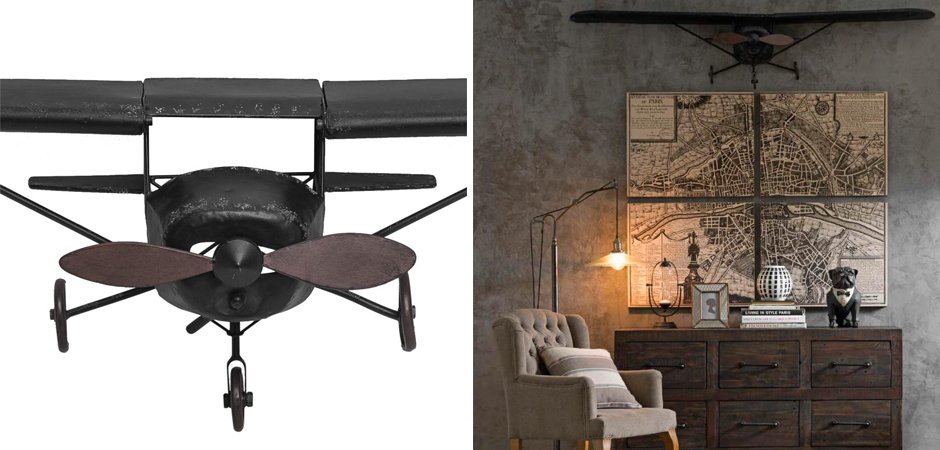 Самолет аксессуар на стену Самолет аксессуар на стену - Loft-Concept в Самаре