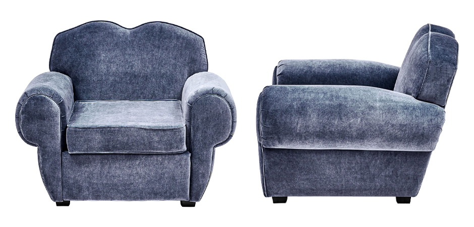Кресло Braganza Chair Dusty Blueberry Кресло Braganza Chair Dusty Blueberry - Loft-Concept в Самаре