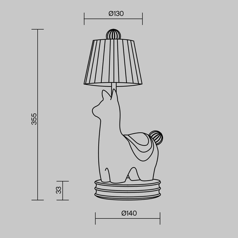 Настольный светильник Senor Alpaca 3000К 7Вт в Самаре