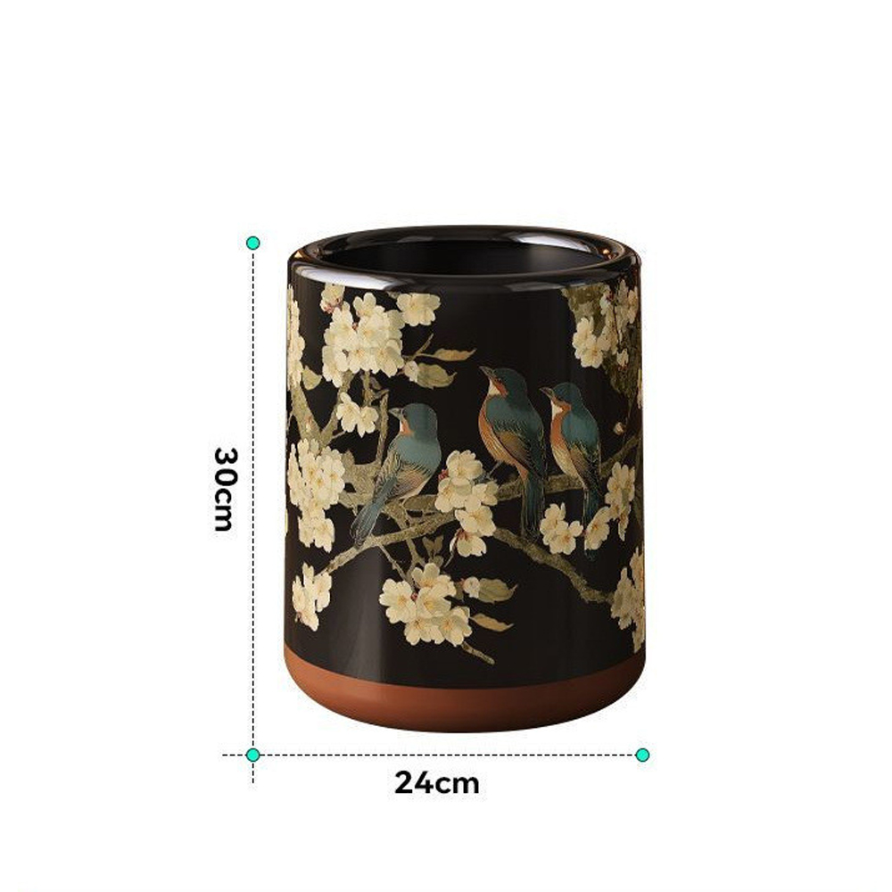 Мусорное ведро в китайском стиле Flower Trash Can Мусорное ведро в китайском стиле Flower Trash Can в Самаре