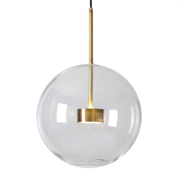 Подвесной светильник Suspension LED design BUBBLE LAMP 1 Латунь Прозрачное Стекло в Самаре | Loft Concept 