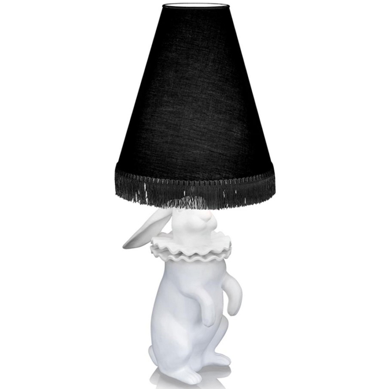 Настольная лампа Lamptable Rabbit Black Белый Черный в Самаре | Loft Concept 