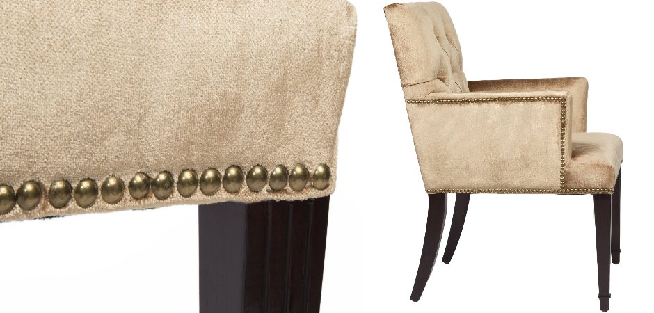 Стул с подлокотниками Parisian Chic Beige Стул с подлокотниками Parisian Chic Beige - Loft-Concept в Самаре