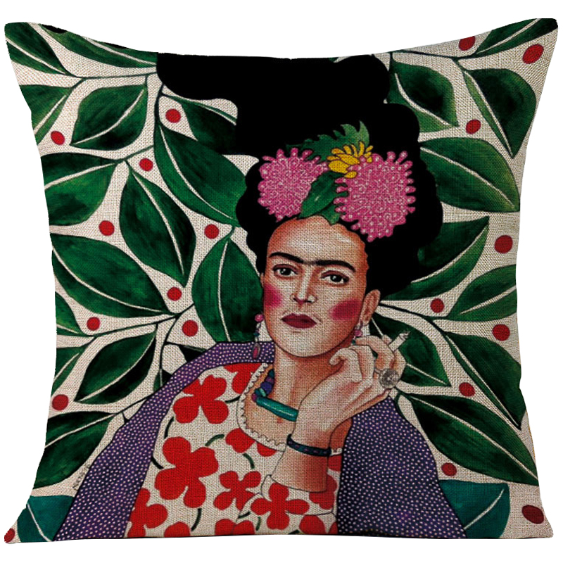 Декоративная подушка Frida Kahlo 13 Мульти в Самаре | Loft Concept 