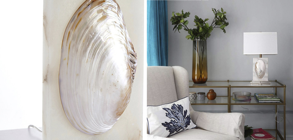 Настольная лампа Mother of Pearl Sink Настольная лампа Mother of Pearl Sink - Loft-Concept в Самаре