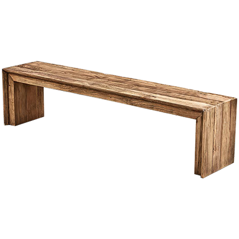 Скамья в стиле лофт Cline Wood Bench Древесина в Самаре | Loft Concept 