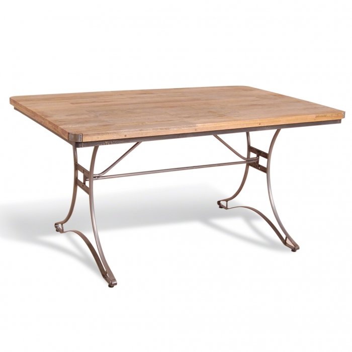 Cтол Industrial Metal Rust Rectangular Table  в Самаре | Loft Concept 