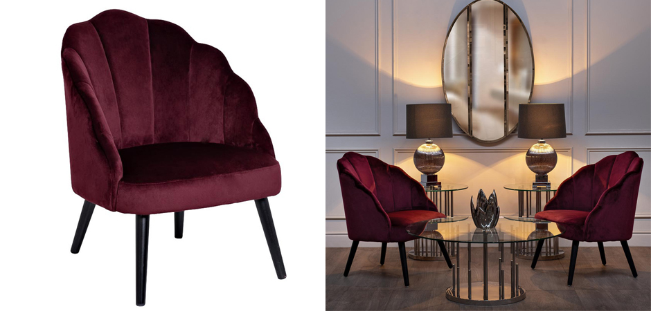 Кресло FolioFlower Armchair burgundy Кресло FolioFlower Armchair burgundy - Loft-Concept в Самаре