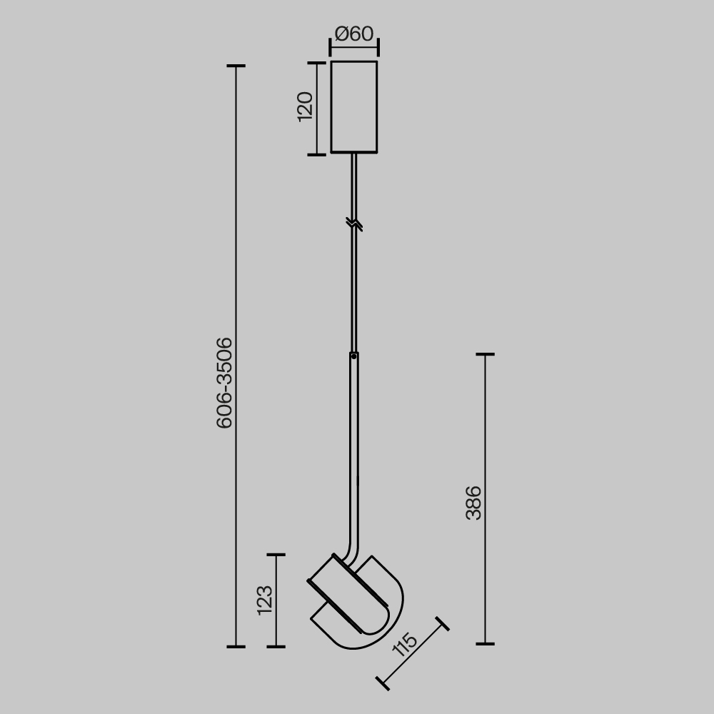 Подвесной светильник в цвете Латунь Levix в Самаре