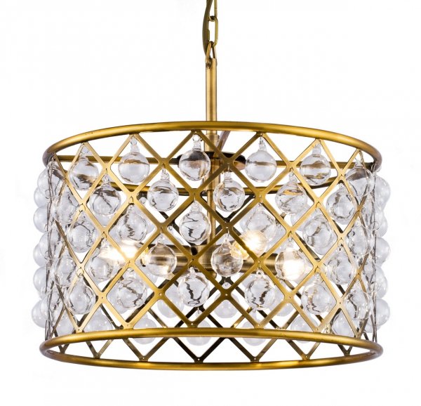 Люстра RH Spencer Hoop Chandelier 45 Brass Латунь в Самаре | Loft Concept 