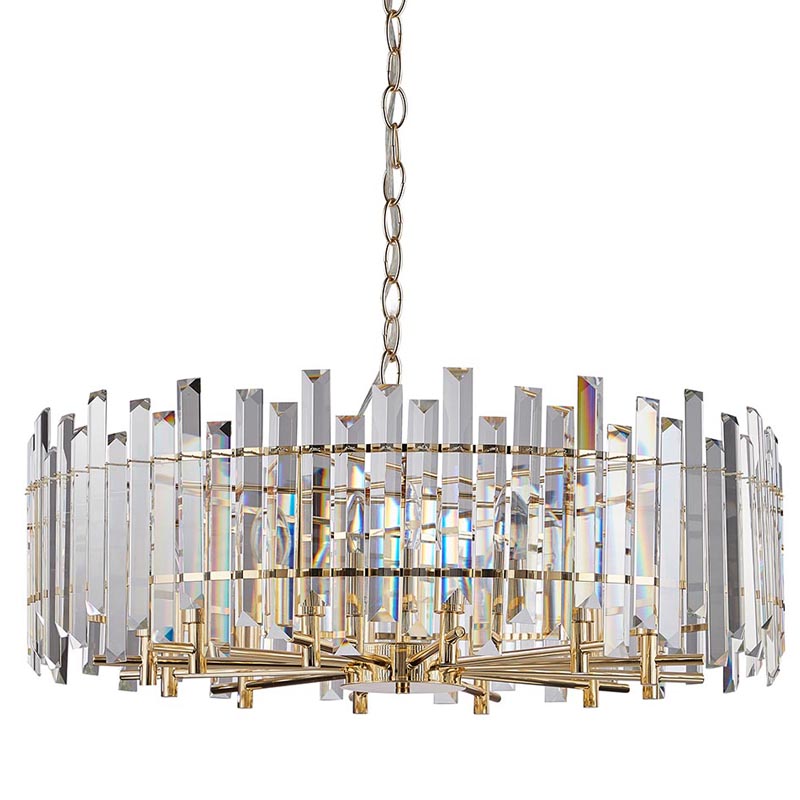 Люстра Langley Chandelier gold 80 Золотой Прозрачный в Самаре | Loft Concept 