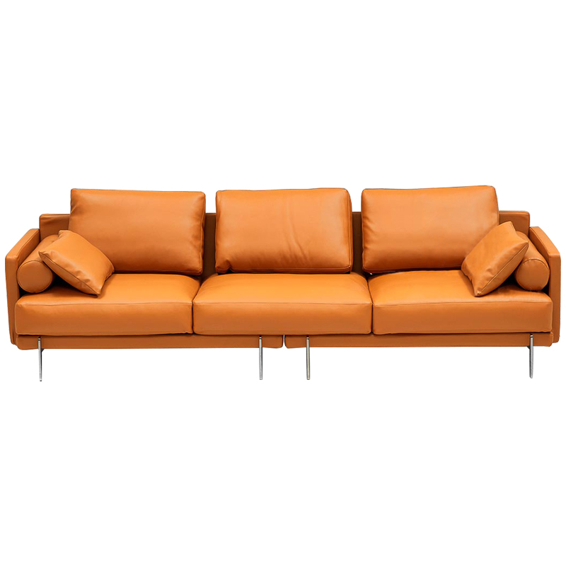 Диван Mosley Orange Sofa Оранжевый Оранжевый в Самаре | Loft Concept 