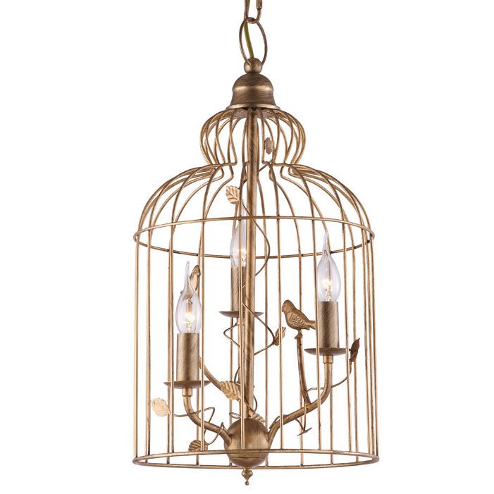 Люстры BIRDCAGE CHANDELIER copper Медь в Самаре | Loft Concept 