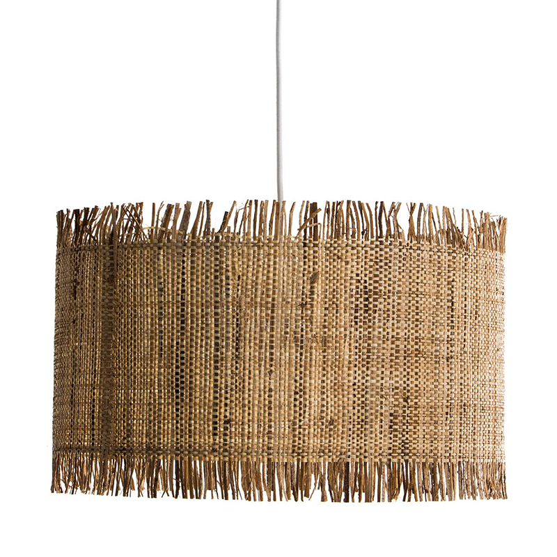 Подвесной светильник Wicker Raffia Hanging lamp Коричневый в Самаре | Loft Concept 