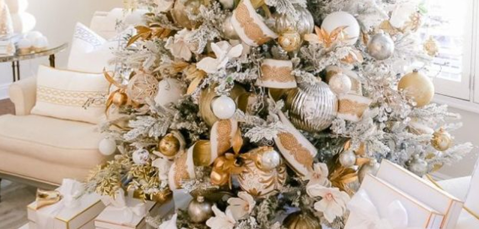 Дизайнерская Елка Премиум с Золотым Декором Christmas Tree Golden Tale Дизайнерская Елка Премиум с Золотым Декором Christmas Tree Golden Tale - Loft-Concept в Самаре