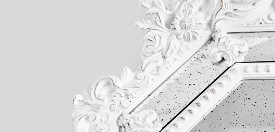Зеркало Antique ornament White Зеркало Antique ornament White - Loft-Concept в Самаре