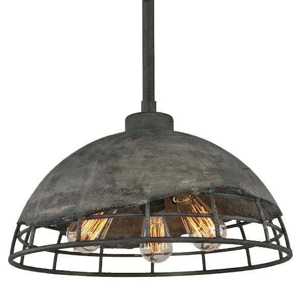 Подвесной светильник Stone industrial lamp 3 Серый (Gray) в Самаре | Loft Concept 