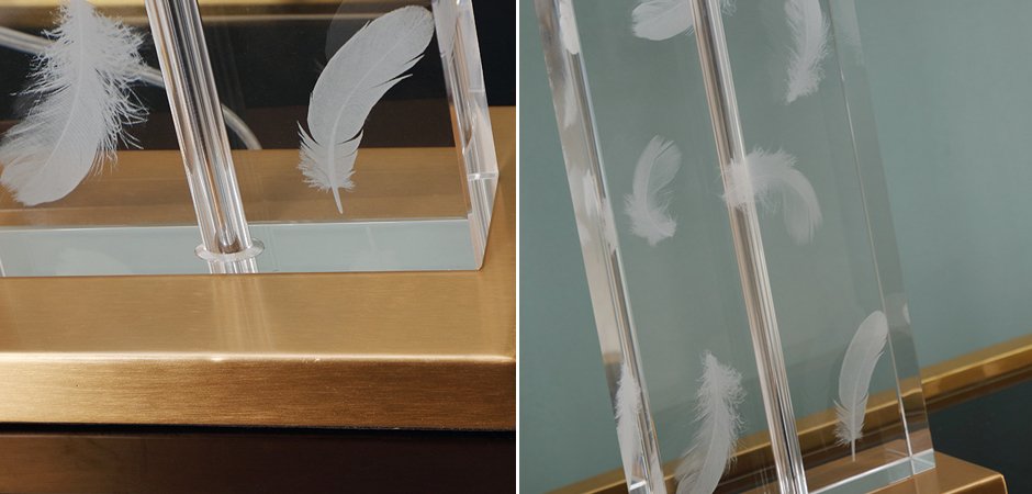 Настольная лампа Frozen Feathers Настольная лампа Frozen Feathers - Loft-Concept в Самаре