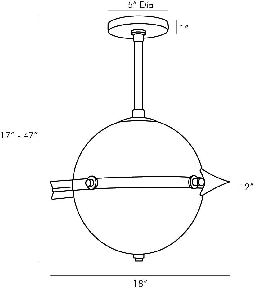 Люстра Arteriors CELESTIAL PENDANT в Самаре