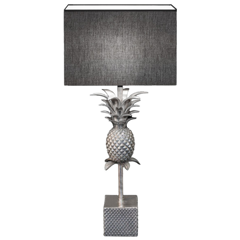 Настольная лампа LAMPTABLE PINEAPPLE STRAIGHT Gray Серый Серебряный в Самаре | Loft Concept 