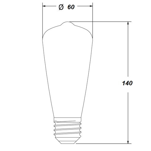 Лампочка Loft Edison Retro Bulb №1 в Самаре