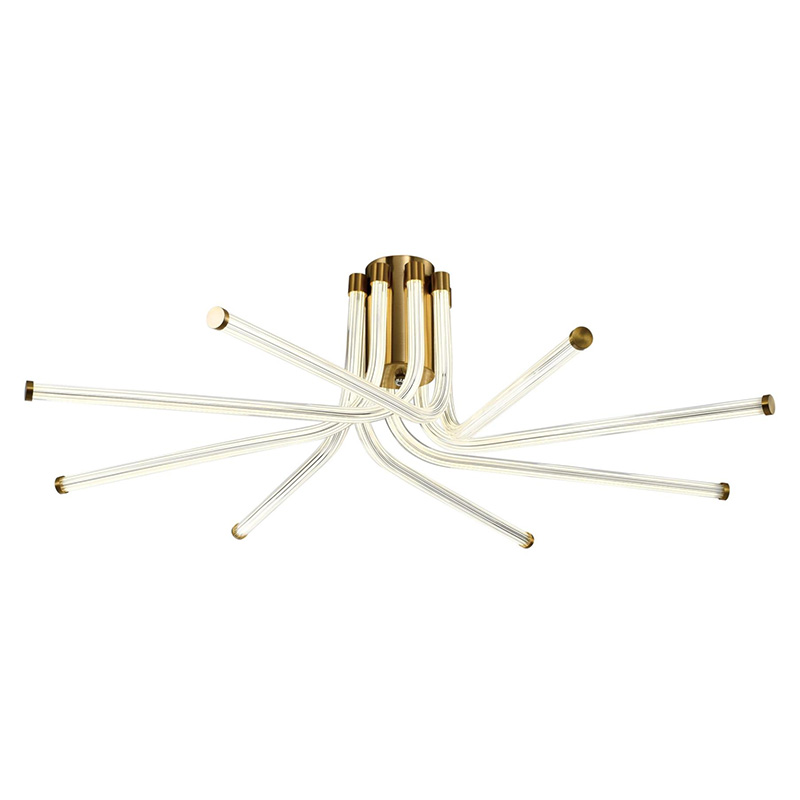 Потолочный светильник светодиодный из стали Trumpet Tube Bronze Бронза Потолочный светильник светодиодный из стали Trumpet Tube Bronze Бронза в Самаре | Loft Concept