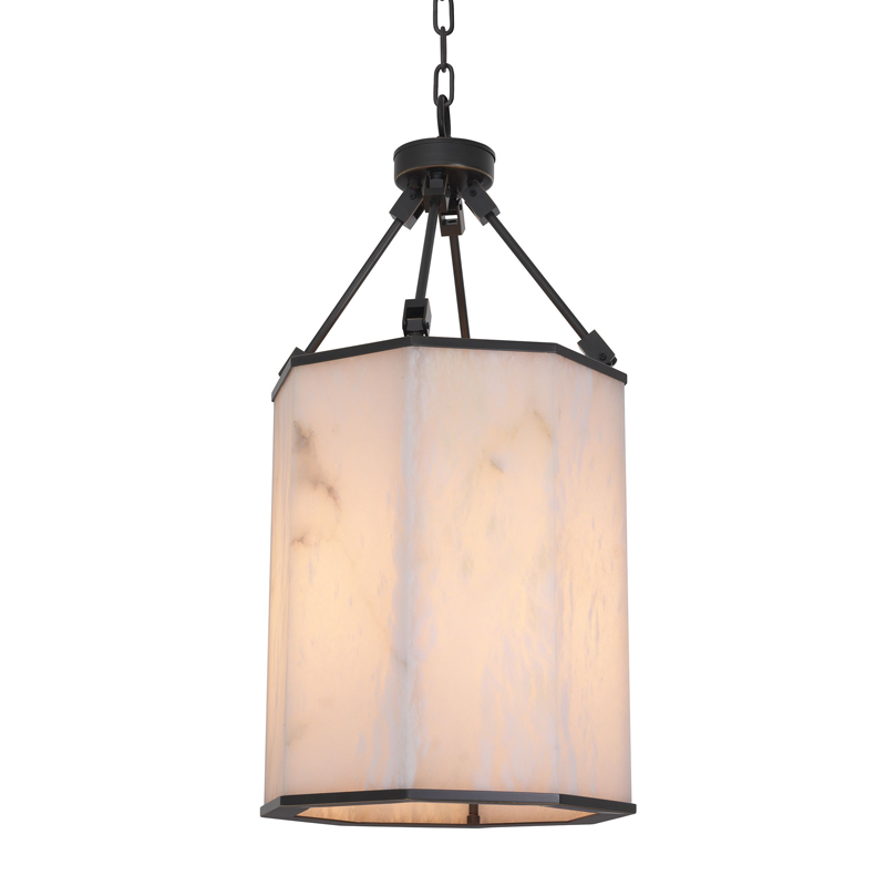 Подвесной светильник Eichholtz Chandelier Victoire S Белый Темная бронза Подвесной светильник Eichholtz Chandelier Victoire S Белый Темная бронза в Самаре | Loft Concept