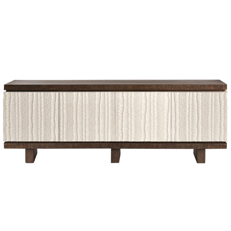 Riverside Textured Long Sideboard  ivory ( слоновая кость ) Коричневый в Самаре | Loft Concept 