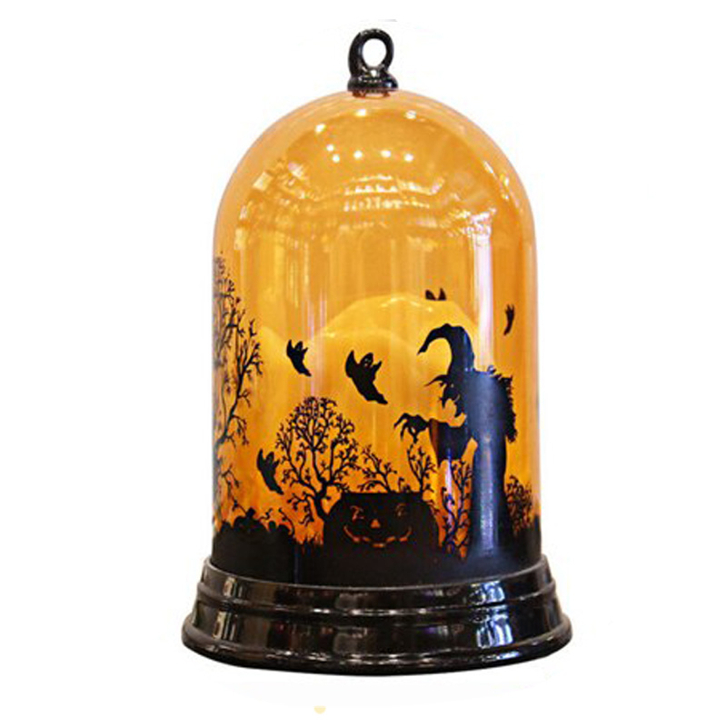 Фонарь Halloween Lantern Оранжевый Черный в Самаре | Loft Concept 