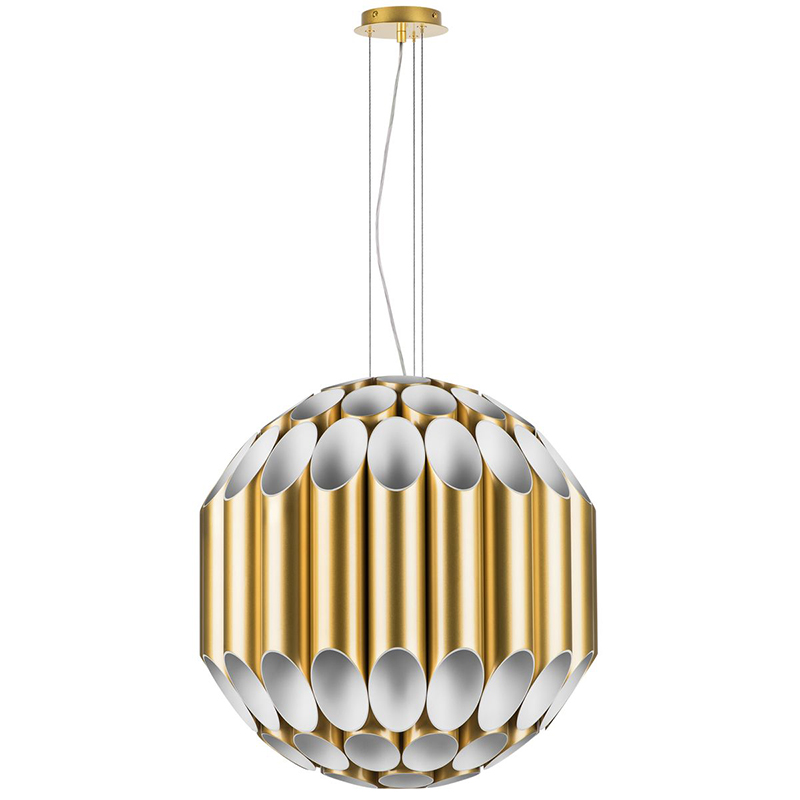 Люстра Garbi Gold Pipe Organ Chandelier 80 Золотой Белый в Самаре | Loft Concept 