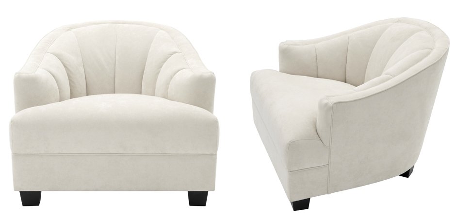 Кресло Eichholtz Chair Polaris Ecru Кресло Eichholtz Chair Polaris Ecru - Loft-Concept в Самаре