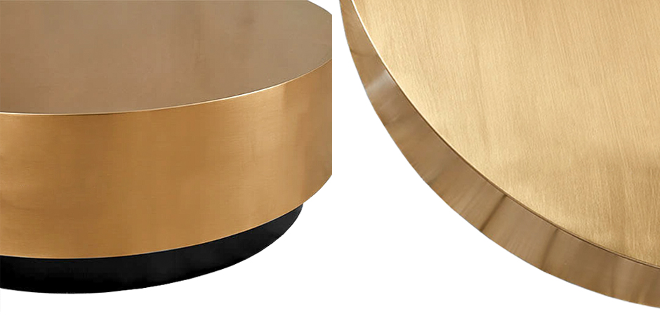 Кофейный столик Gold Washer Coffee Table Кофейный столик Gold Washer Coffee Table - Loft-Concept в Самаре