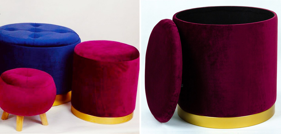 Пуф Fine Burgundy - Loft-Concept в Самаре