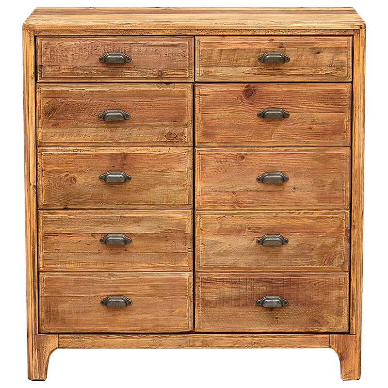 Комод из массива сосны в стиле лофт Pauley Loft Chest of Drawers Древесина Металлик винтаж Комод из массива сосны в стиле лофт Pauley Loft Chest of Drawers Древесина Металлик винтаж в Самаре | Loft Concept