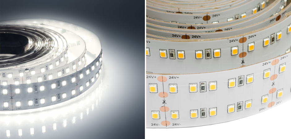 Светодиодная лента 38W/m 240 диодов/2м 2835SMD дневной белый 5M Светодиодная лента 38W/m 240 диодов/2м 2835SMD дневной белый 5M - Loft-Concept в Самаре