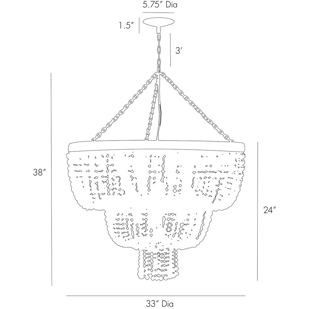 Люстра Arteriors CHAPPELLET CHANDELIER в Самаре