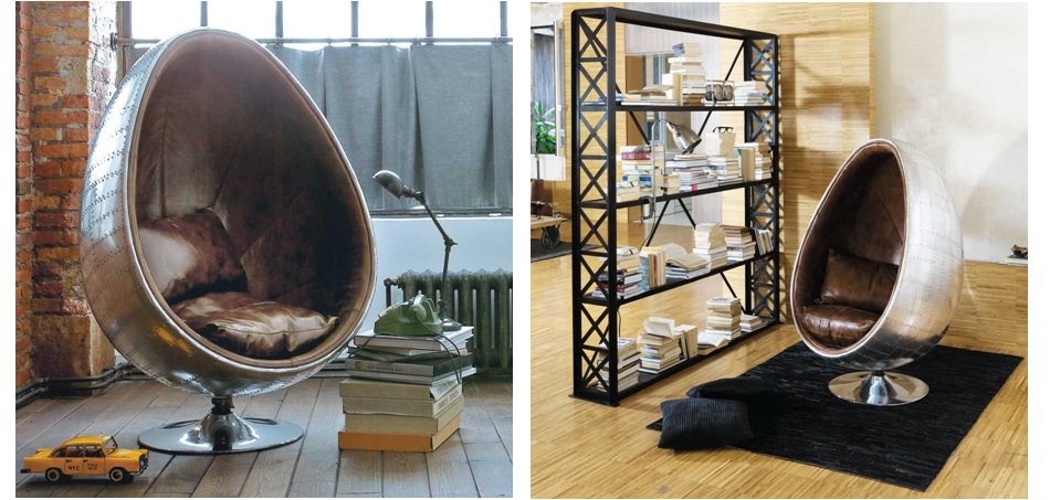 Кресло яйцо Aviator Egg Chair Кресло яйцо Aviator Egg Chair - Loft-Concept в Самаре