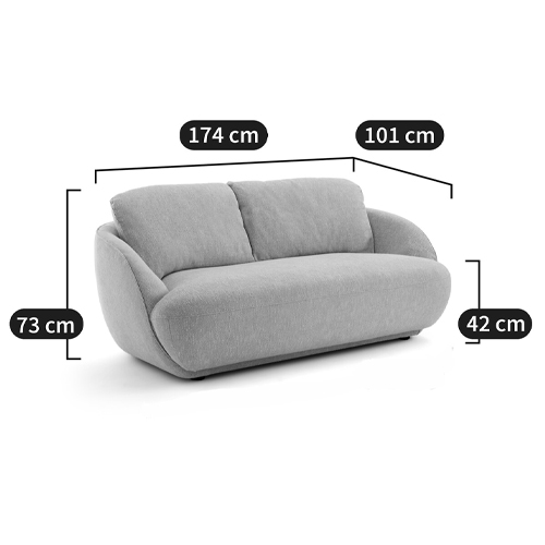 Двухместный диван Halle Green Sofa в Самаре