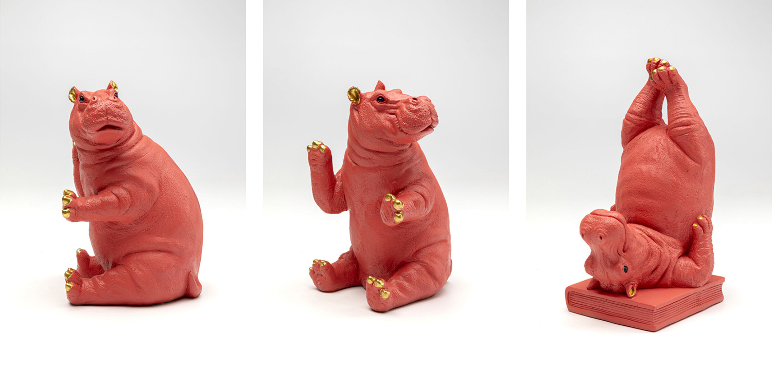 Держатель для книг Red Hippos - фото