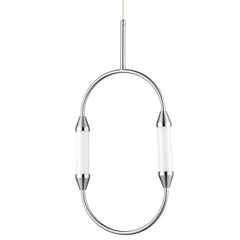 Подвесной светильник Giopato & Coombes CIRQUE Pendant Ellipse Vertical Chrome S Хром в Самаре | Loft Concept 