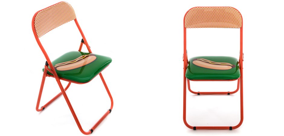 Стул Seletti Folding Chair Hot Dog Стул Seletti Folding Chair Hot Dog - Loft-Concept в Самаре