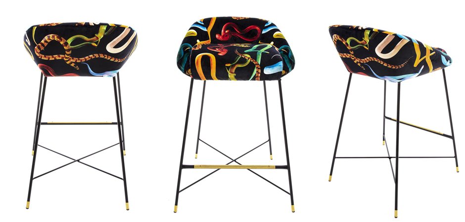 Барный стул Seletti High Stool Snakes - фото №1